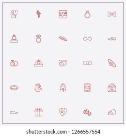 icon set about wedding with keywords bouquet of flowers, man shoe and men shoe