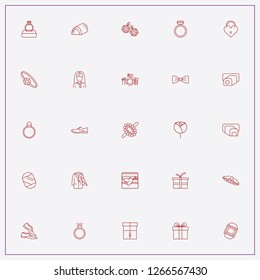 icon set about wedding with keywords diadem, ring and jewellery ring
