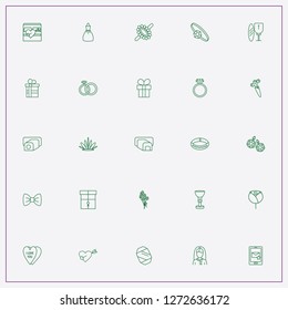 icon set about wedding with keywords hindu headgear, jewellery ring and i love you heart