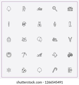 icon set about winter with keywords trees, tree and zoom in