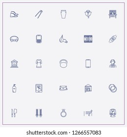 icon set about woman with keywords skirt, nippers and liquid soap