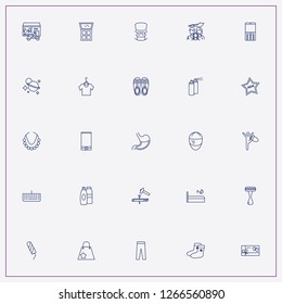 icon set about woman with keywords astronomy, necklace and bed