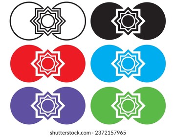 icon set , abstract icon set , vector