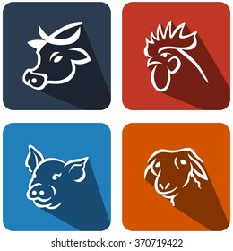 icon set animal