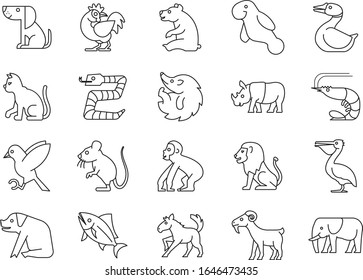 the icon set of animals.