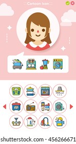 icon set appliances vector