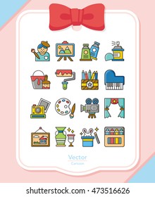 icon set art vector