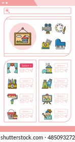 icon set art vector