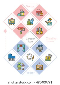 icon set art vector