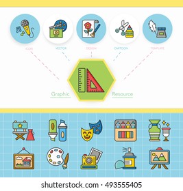 icon set art vector