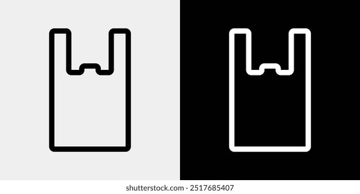 Conjunto de ícones de bolsas usadas ao fazer compras, malas usadas ao viajar e maletas de transporte