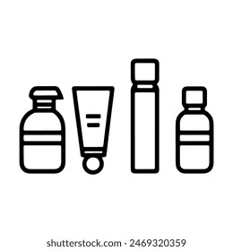  Icon Set: Bathroom Accessories - A graphic representation of var