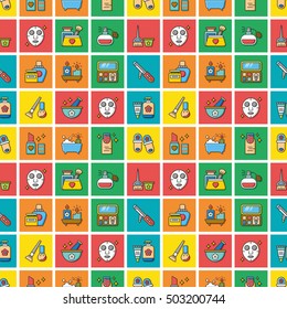 icon set beuty vector