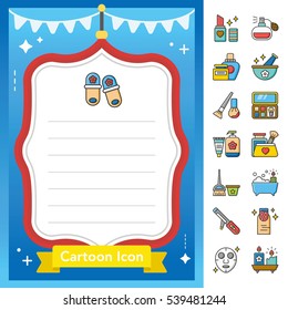 icon set beuty vector