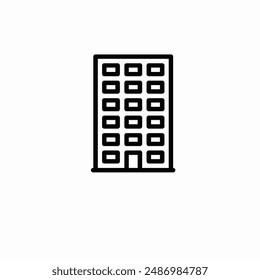Icon Set Buildings for different seasons Line