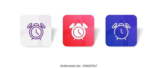 icon set bundle in line, solid, glyph, 3d gradient style