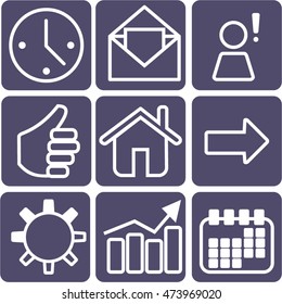 icon set for Business