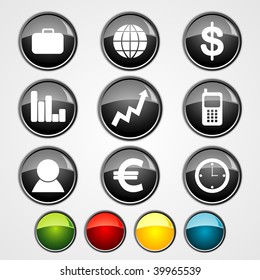 Icon Set for business Vector