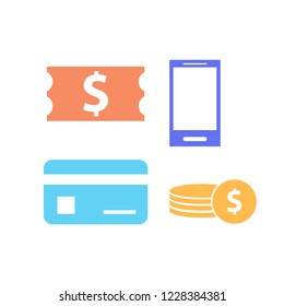 icon set business vector design
