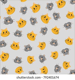 Icon set cartoons design