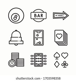 Icon Set Casino for different seasons.