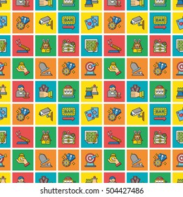 icon set casino vector