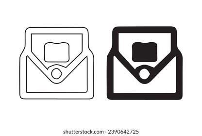 Icon set for catalogs. Isolated on a white background, a basic collection of vector icons for site design