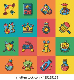 icon set character vector