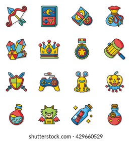 icon set character vector