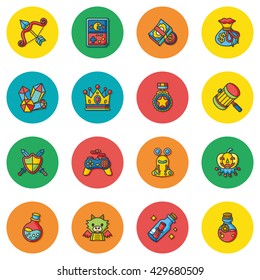 icon set character vector