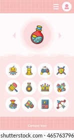 icon set character vector