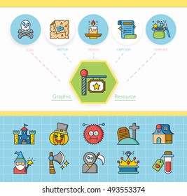 icon set character vector