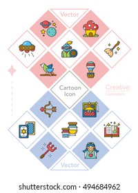 icon set character vector