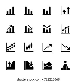 Icon set of chart