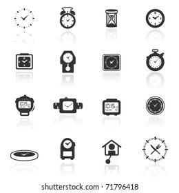 Icon set  clocks