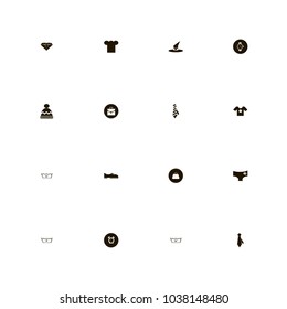 icon set Clothes with diamond, man, panties and tie