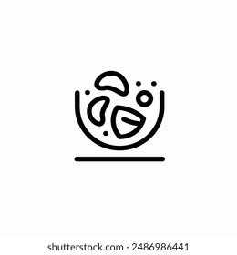 Icono Set Café y desayuno para diferentes temporadas. Línea con trazo editable