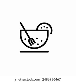 Icon Set Coffe and Breakfast for different seasons. Line with Editable stroke