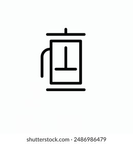 Icon Set Coffe and Breakfast for different seasons. Line with Editable stroke