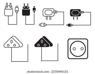 conjunto de iconos, colección de iconos de carga