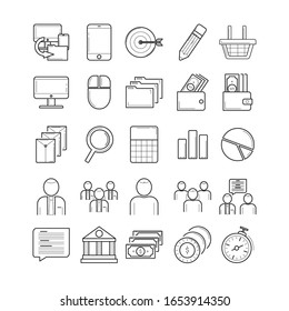 Icon set Collection high quality for website design and mobile apps on white background