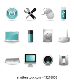 icon set computer