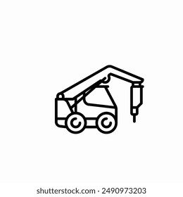 Icon Set Construction for different seasons Line