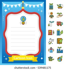 icon set ecology vector