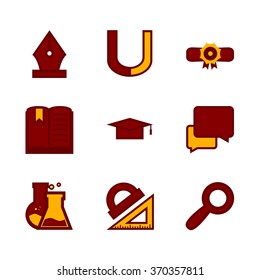 Icon Set Education and School 4