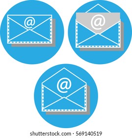 Icon set e-mail.