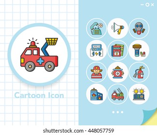 icon set emergency vector