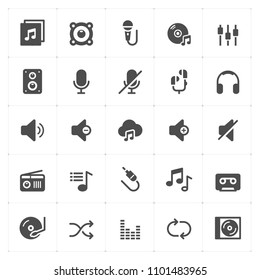 Icon set - energy and power filled icon style vector illustration on white background