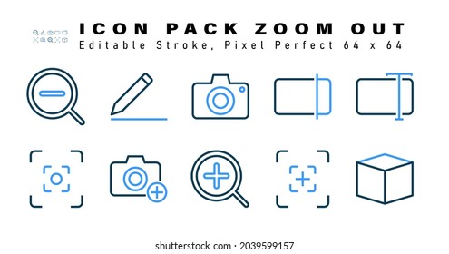  Icon Set of Eraser Two Color Icons. Contains such Icons as Controls, Contrast, Water Drop, Magic Wand etc. Editable Stroke. 64 x 64 Pixel Perfect