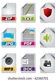 Icon set for files